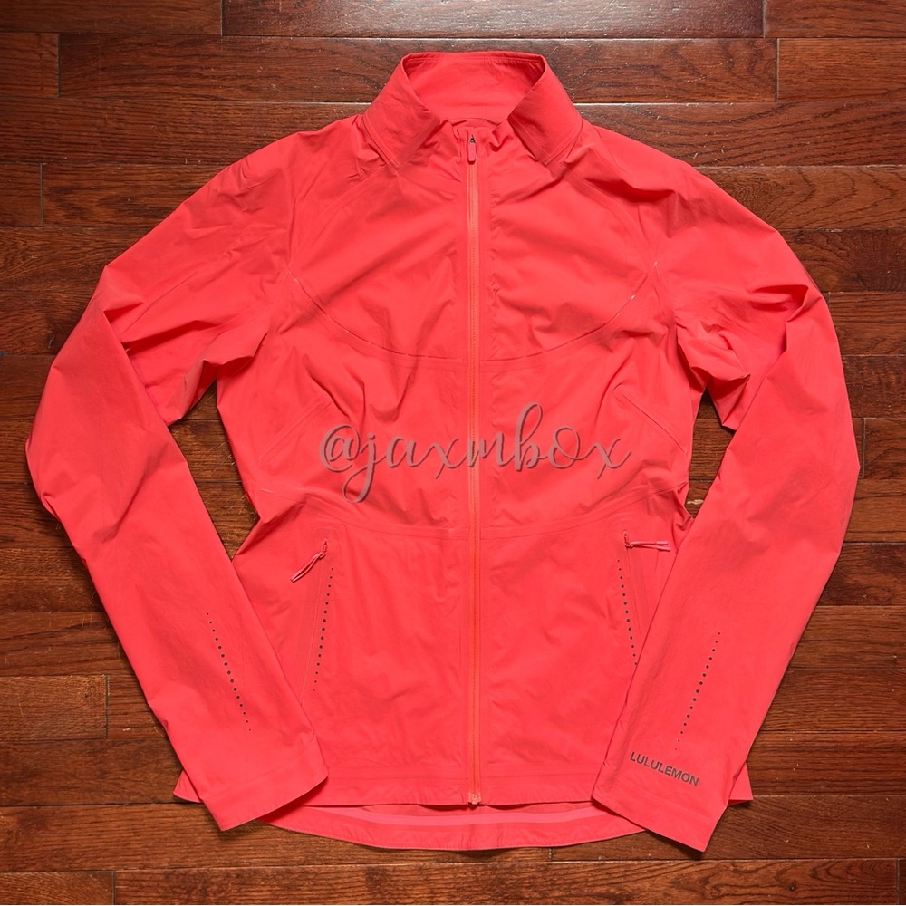 Lululemon Fast and Free Windbreaker Pale Raspberry Size 10 - Picture 8 of 13